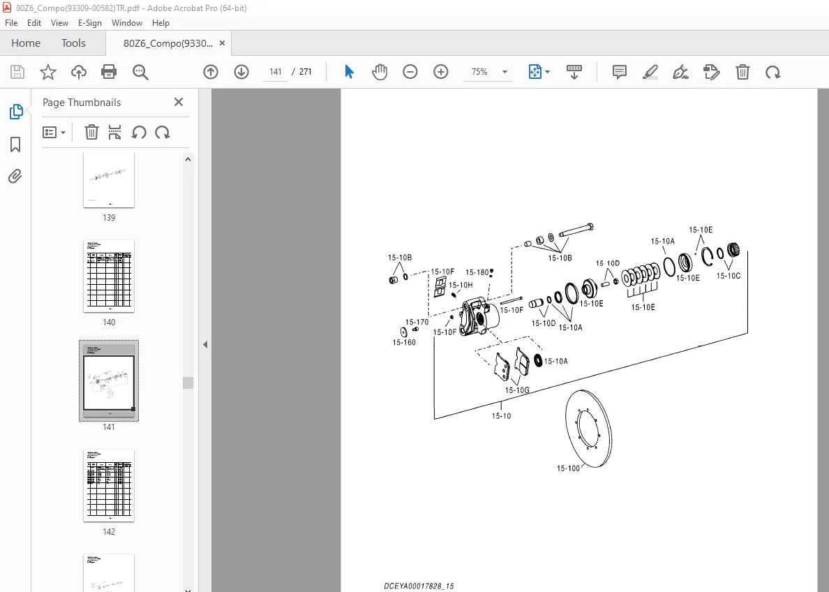 KCM (Cummins QSB6.7) 80Z6 Wheel Loader Parts Manual 93309-00582 PDF - Image 3