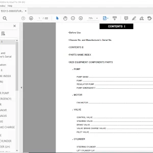 Kawasaki 90Z6 (EQUIPMENT) Wheel Loader Parts Manual - PDF DOWNLOAD
