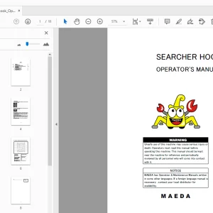 Maeda Searcher Hook Operation Manual - PDF DOWNLOAD