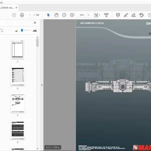 Manitou DANA Axle 213 Repair Manual 647142EN - PDF