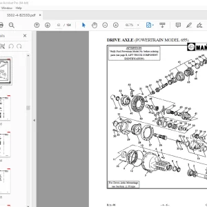 Manitou S402TC-D, S502TC-D, S602TC-D, S404TC-D, S504TC-D & S604TC-D Parts Manual PDF