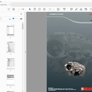 Manitou Gear Box HSE07-10 Repair Manual_647409EN - PDF