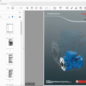 Manitou Hydrostatic Pump A4VG Series 40 Repair Manual - PDF