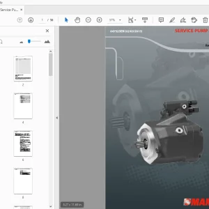 Manitou Service Pump Series 10 Repair Manual_647525EN - PDF