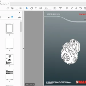 Manitou Transfer Box 357 Repair Manual_647379EN - PDF