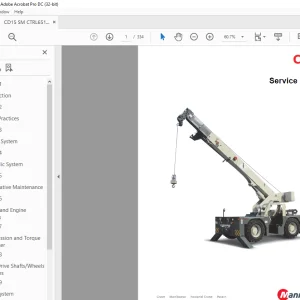 Manitowoc Grove CD15 Service Manual - PDF DOWNLOAD