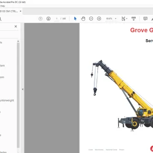 Manitowoc Grove GRT8100 SERVICE Manual - PDF DOWNLOAD