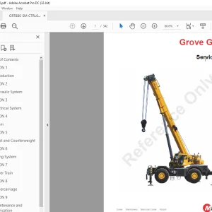 Manitowoc Grove GRT880 SERVICE Manual - PDF DOWNLOAD