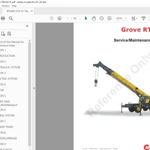 Manitowoc Grove RT540E SERVICE Manual - PDF DOWNLOAD
