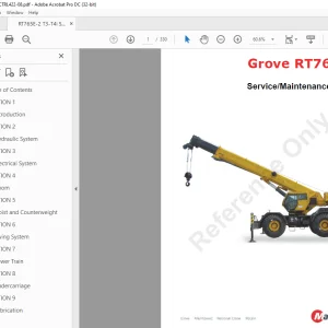 Manitowoc Grove RT765E-2 Service Manual - PDF DOWNLOAD