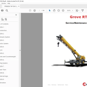 Manitowoc Grove RT880E SERVICE Manual - PDF DOWNLOAD