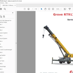 Manitowoc Grove RT9130E-2 SERVICE Manual - PDF DOWNLOAD