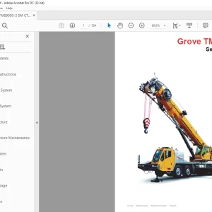 Manitowoc Grove TMS9000-2 SERVICE Manual - PDF DOWNLOAD