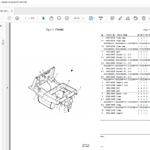 Nichiyu Forklift FB10P-60 Parts Manual - PDF DOWNLOAD