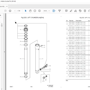 Nichiyu Forklift FB10P-65 Parts Manual - PDF DOWNLOAD