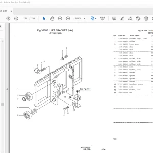 Nichiyu Forklift FB10P-70-SF Parts Manual - PDF DOWNLOAD