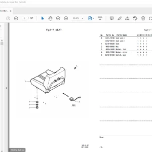 Nichiyu Forklift FB20P-60 Parts Manual - PDF DOWNLOAD