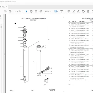 Nichiyu Forklift FB20P-65 Parts Manual - PDF DOWNLOAD