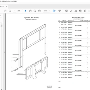 Nichiyu Forklift FB35PJ-75 Parts Manual - PDF DOWNLOAD