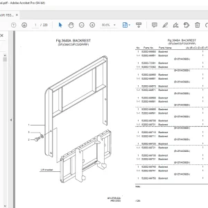 Nichiyu Forklift FB35PJ-75-SF Parts Manual - PDF DOWNLOAD