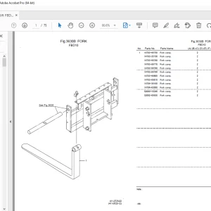 Nichiyu Forklift FBD-70 Parts Manual - PDF DOWNLOAD