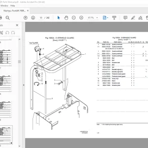 Nichiyu Forklift FBR10-75ZR Parts Manual - PDF DOWNLOAD