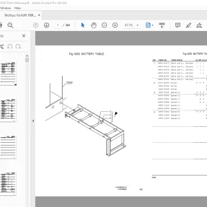 Nichiyu Forklift FBR10_15-63SF Parts Manual - PDF DOWNLOAD