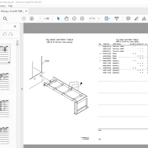 Nichiyu Forklift FBR15-70 Parts Manual - PDF DOWNLOAD