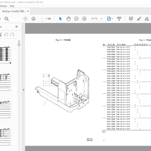 Nichiyu Forklift FBR20-50 Parts Manual - PDF DOWNLOAD
