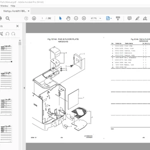 Nichiyu Forklift FBR20-63 Parts Manual - PDF DOWNLOAD