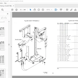Nichiyu Forklift FBR20-70-SF Parts Manual - PDF DOWNLOAD