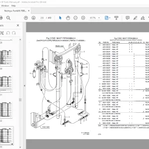 Nichiyu Forklift FBR20-75-SF Parts Manual - PDF DOWNLOAD