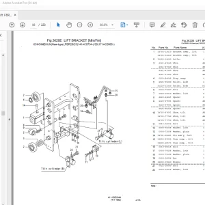 Nichiyu Forklift FBR20-E65 Parts Manual - PDF DOWNLOAD