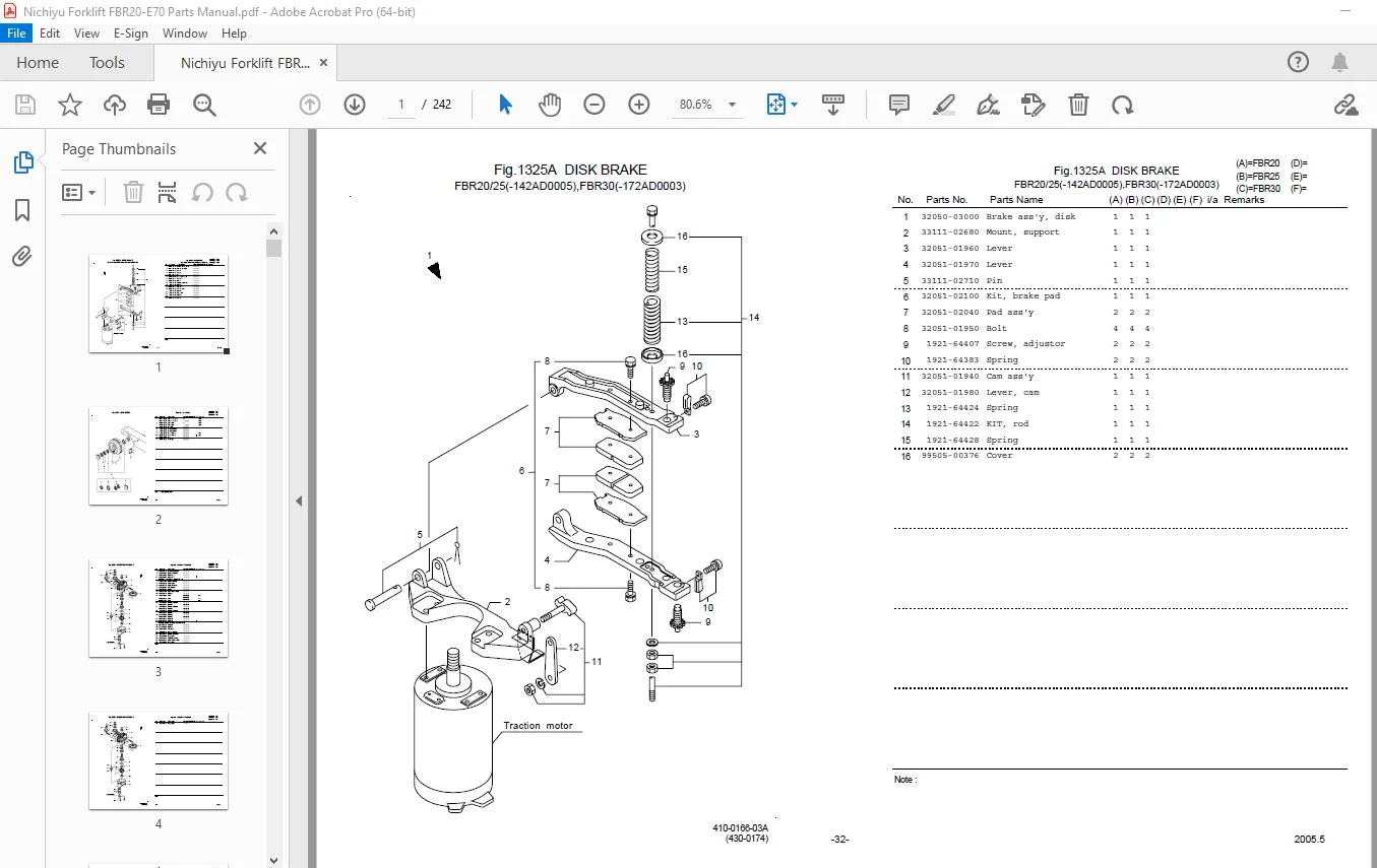 Nichiyu Forklift FBR20-E70 Parts Manual - PDF DOWNLOAD - Image 3