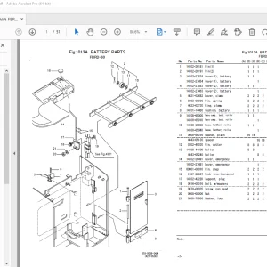 Nichiyu Forklift FBRD15-63 Parts Manual - PDF DOWNLOAD