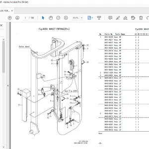Nichiyu Forklift FBRO20-63 Parts Manual - PDF DOWNLOAD