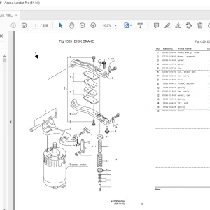 Nichiyu Forklift FBRO20-75 Parts Manual - PDF DOWNLOAD