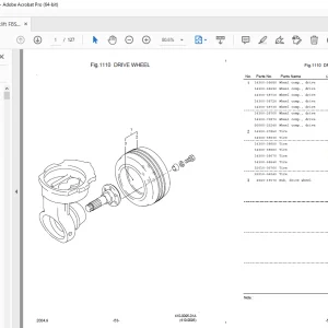 Nichiyu Forklift FBS15-70 Parts Manual - PDF DOWNLOAD