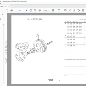 Nichiyu Forklift FBS15-75 Parts Manual - PDF DOWNLOAD