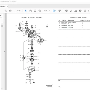 Nichiyu Forklift FBS20-75 Parts Manual - PDF DOWNLOAD