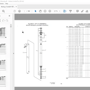 Nichiyu Forklift FBT-70 Parts Manual - PDF DOWNLOAD