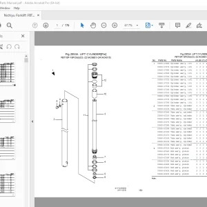 Nichiyu Forklift FBT-70-SF Parts Manual - PDF DOWNLOAD