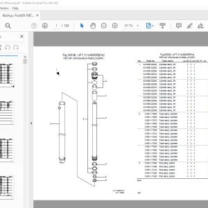 Nichiyu Forklift FBT-75ZT Parts Manual - PDF DOWNLOAD