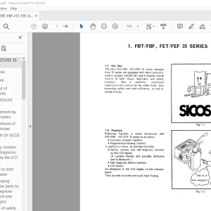 Nichiyu Forklift FBT/FBF FET/FEF 35 Series Service Manual - PDF DOWNLOAD
