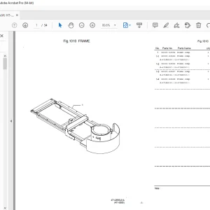 Nichiyu Forklift HT-70 Parts Manual - PDF DOWNLOAD