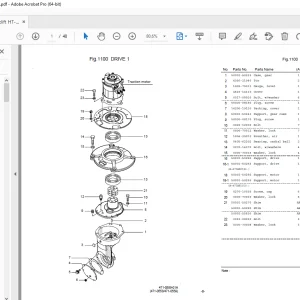 Nichiyu Forklift HT-70(TUKIJI) Parts Manual - PDF DOWNLOAD