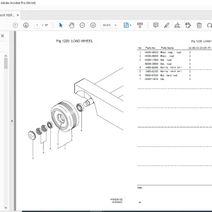 Nichiyu Forklift RBP-70 Parts Manual - PDF DOWNLOAD