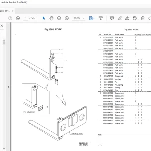 Nichiyu Forklift RFTL-T75 Parts Manual - PDF DOWNLOAD