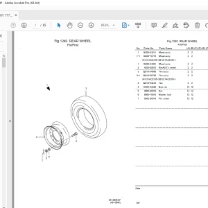 Nichiyu Forklift TT75R(S)-70 Parts Manual - PDF DOWNLOAD