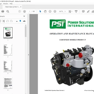 PSI Certified Mobile Product Operation Manual - PDF DOWNLOAD